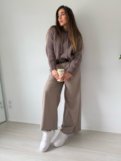 Kalhoty Miur béžová