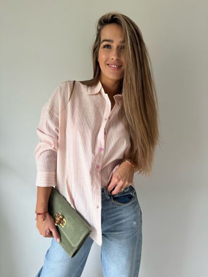Košile line růžová
