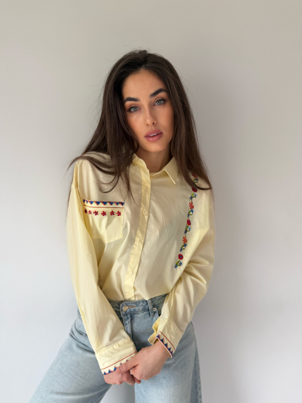 Košile Vally žlutá