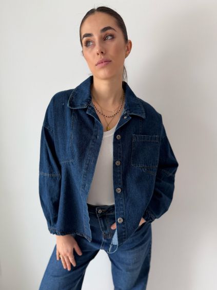 Riflová košile dark