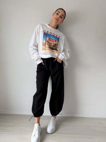 Kalhoty Jersey černá