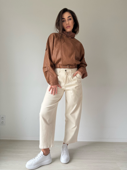 Kalhoty 6010 krémová