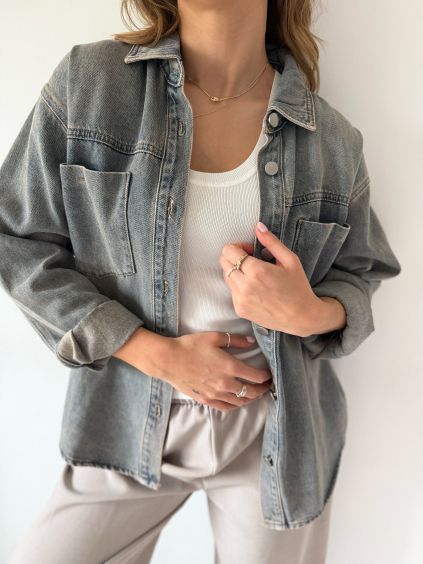 Riflová košile vintage