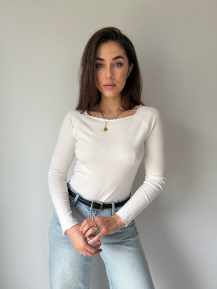 Basic svetr ZW bílá