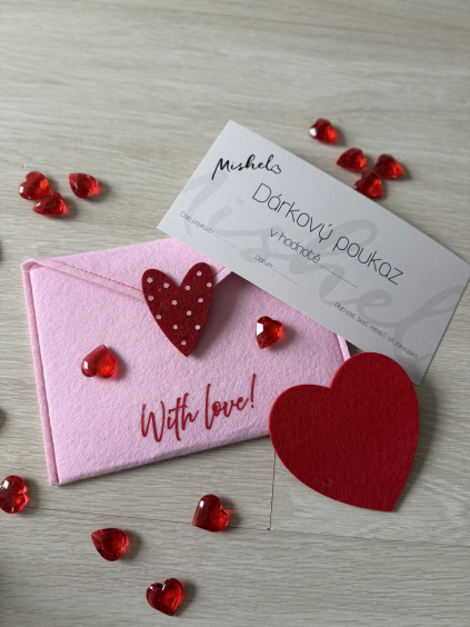 Valentýnská obálka