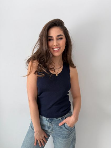 Tílko tmavě modrá