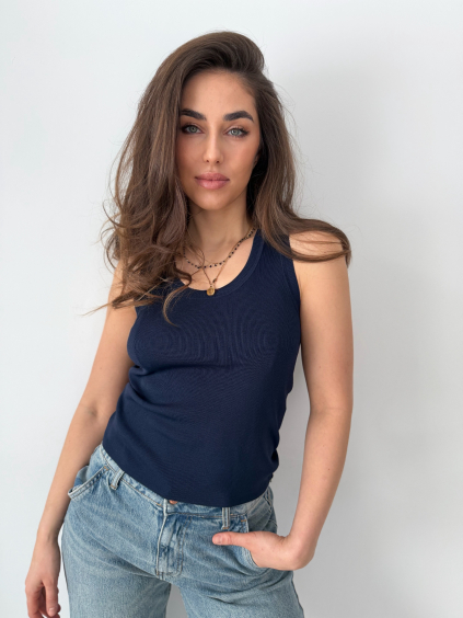 Tílko tmavě modrá