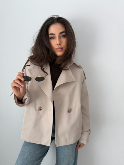Trenčkot ROYAL krémová