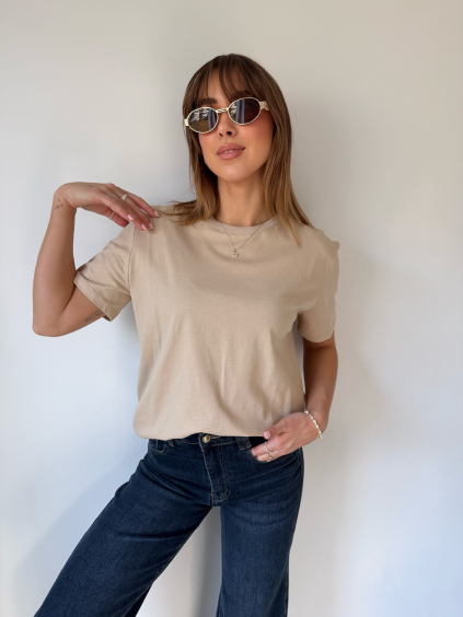 Basic triko Corny krémová