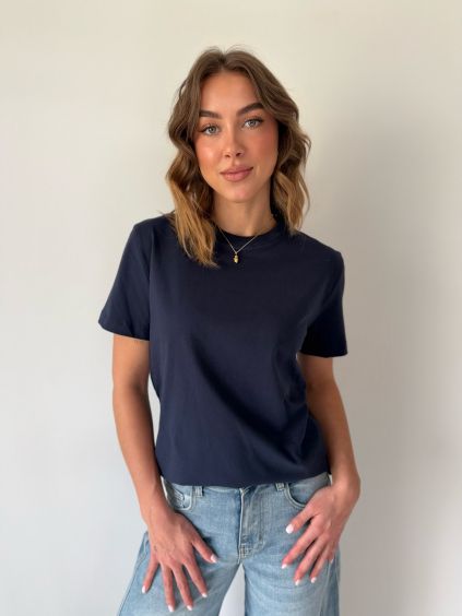 Basic triko Dos navy