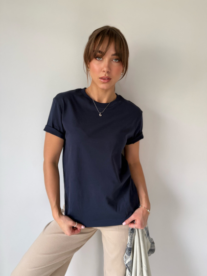 Basic triko Dos navy