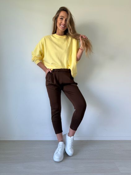 Tepláky Pulse čokoláda