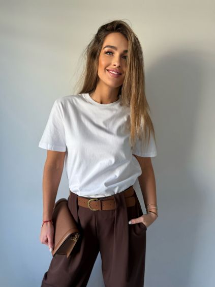 Basic triko Dos bílá