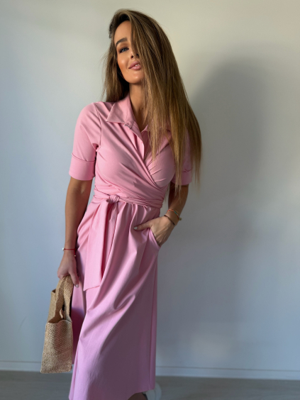 Šaty Matte růžová