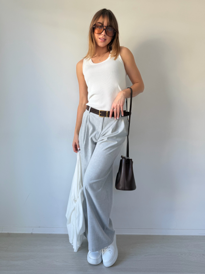 KALHOTY TEO světle šedá