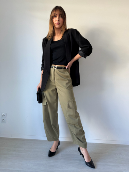 Kalhoty Belfar khaki