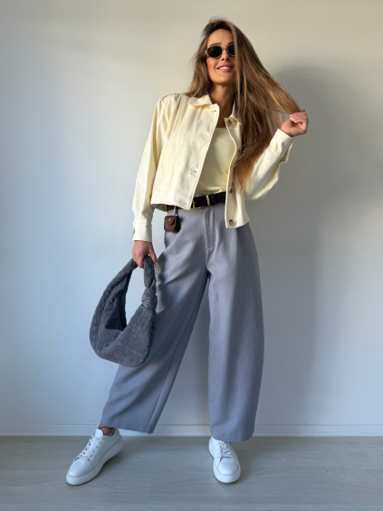 Kalhoty Brise šedá