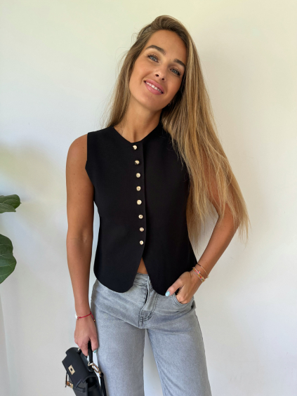 Luxusní vestička Korr černá