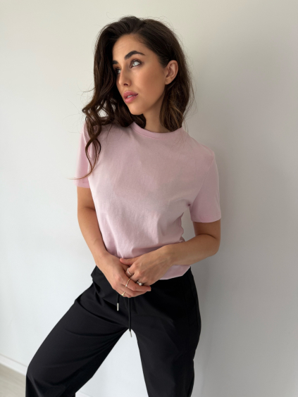 Triko basic světle růžová