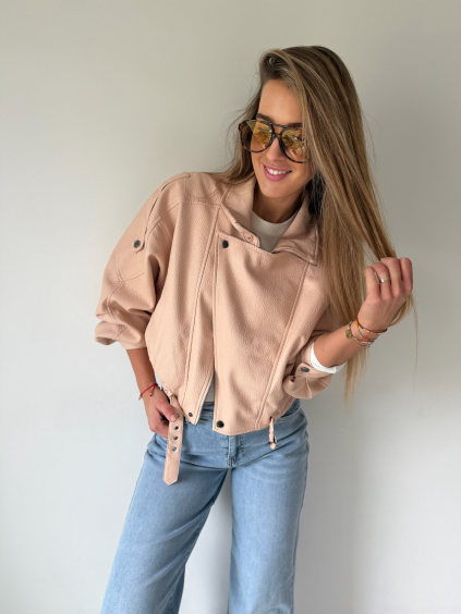 Koženková bunda Saia