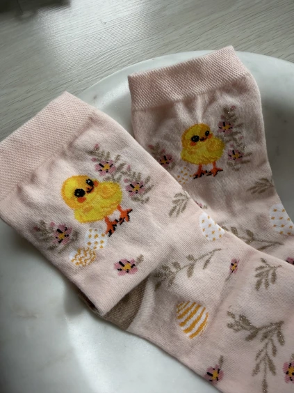 Ponožky Velikonoce kuřátka