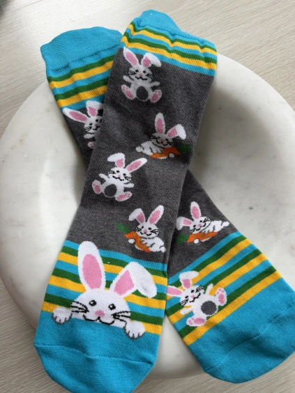 Ponožky Pánské Velikonoce modrá