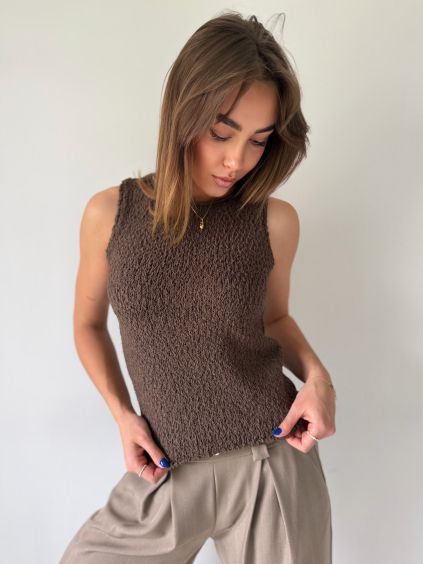 Tílko Explit čokoláda