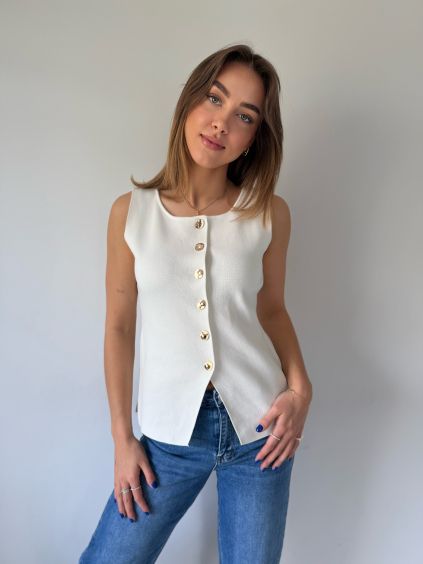 Vestička Power bílá