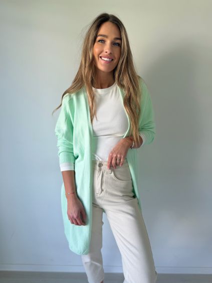 Cardigan cool mint