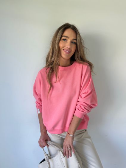 Basic mikina lososová