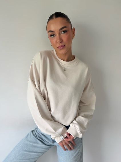 Basic mikina smetanová