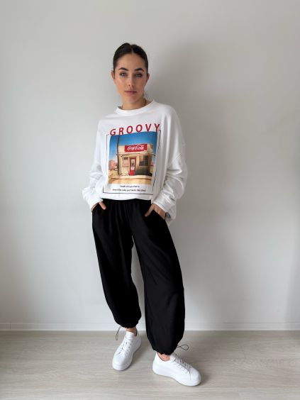 Kalhoty Jersey černá