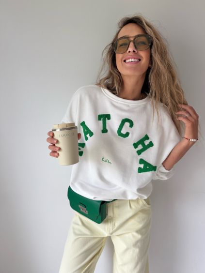 Mikina MATCHA bílá