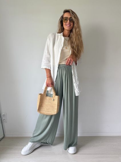 Lehké kalhoty TAILLA khaki