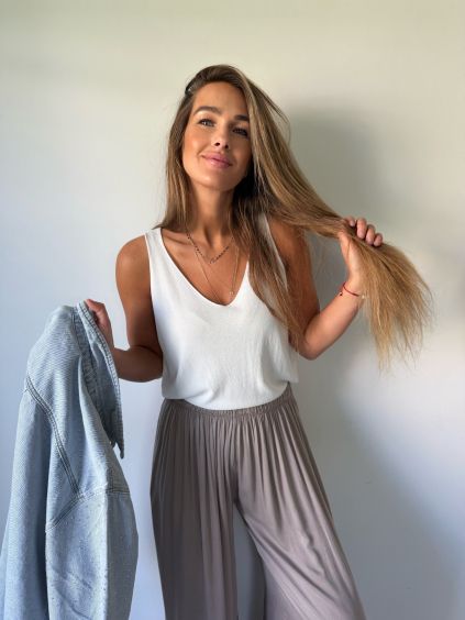 Tílko Lady bílá