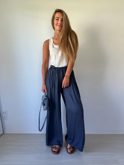 Lehké kalhoty TAILLA navy