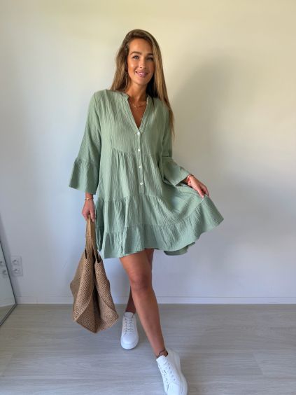 Šaty Slot khaki