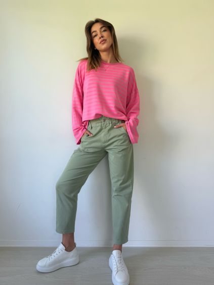 Kalhoty Sass khaki