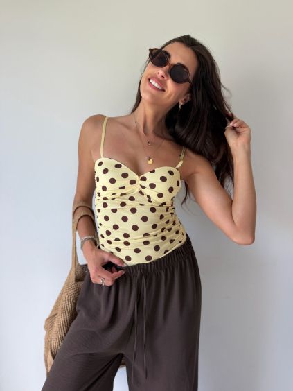 Body s puntíky yello