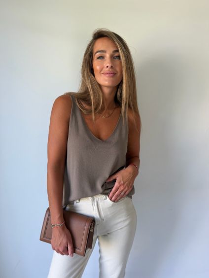 Tílko Lady cappuccino