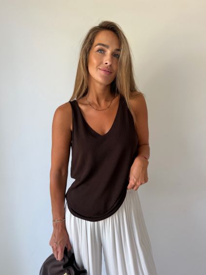 Tílko Lady čokoláda