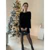Šaty s flitry Ties černá