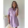 šaty na knoflíky POE lila