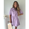 šaty na knoflíky POE lila