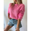 Mohérový svetr Lola růžová
