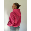 Mikina Lalu s kapucí růžová
