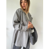 Krátký trenčkot šedá