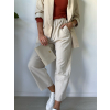 Kalhoty Fail krémová