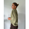 Triko oversize oliva