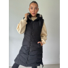 Vesta dlouhá černá